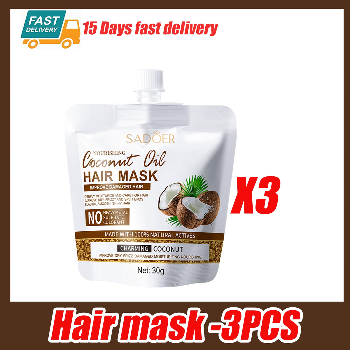 Magical Keratin Hair Mask 5 Seconds Repair Damaged Frizzy Hairs Soft Smooth Shiny Moisturizing Nourishing Hair Root Care Product