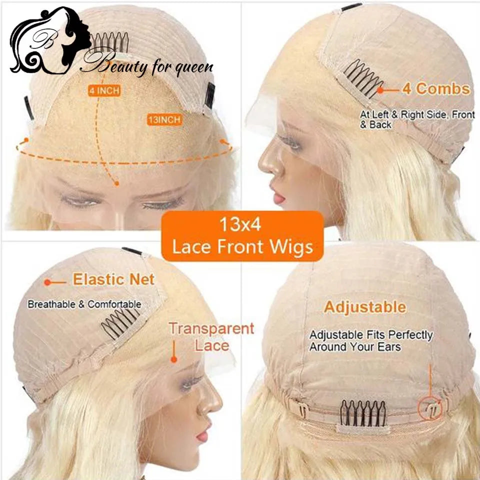 Full‑Bodied Texture Curly Wavy Wig Colored HD Lace Front Straight Human Wig For Women Glueless Wear And Go Bundles Human Hair