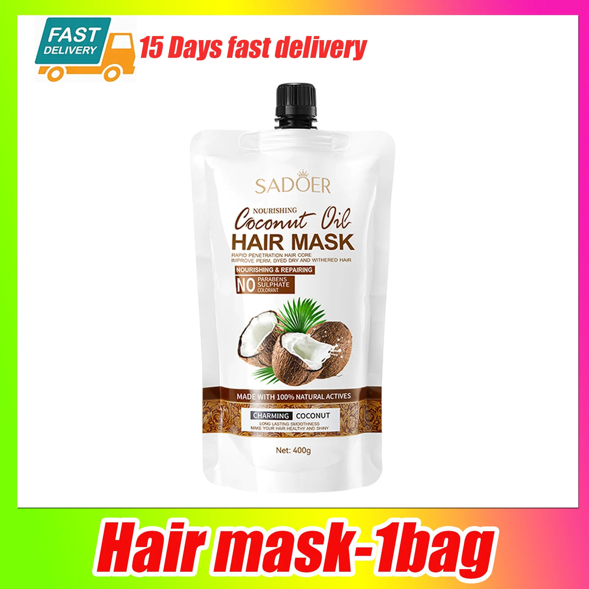 Magical Keratin Hair Mask 5 Seconds Repair Damaged Frizzy Hairs Soft Smooth Shiny Moisturizing Nourishing Hair Root Care Product