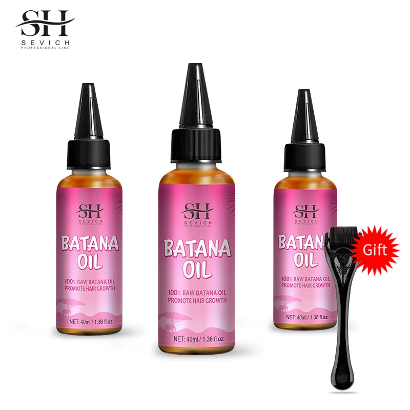 100% Batana Hair Fast Growth Oil Set African Crazy Traction Alopecia Batana Hair Mask Anti Hair Break Hair Regrowth Treatment