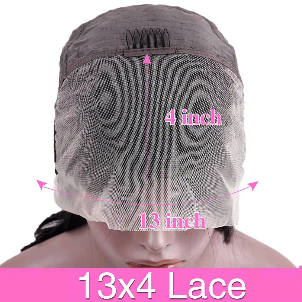 Glueless 7x5 Bob Wigs Human Hair Bone Straight 13x4 Lace Frontal Short Wigs Wear And Go Pre Cut Brazilian Hair 180 Density 10 12 Inch Black Real Hair Wig
