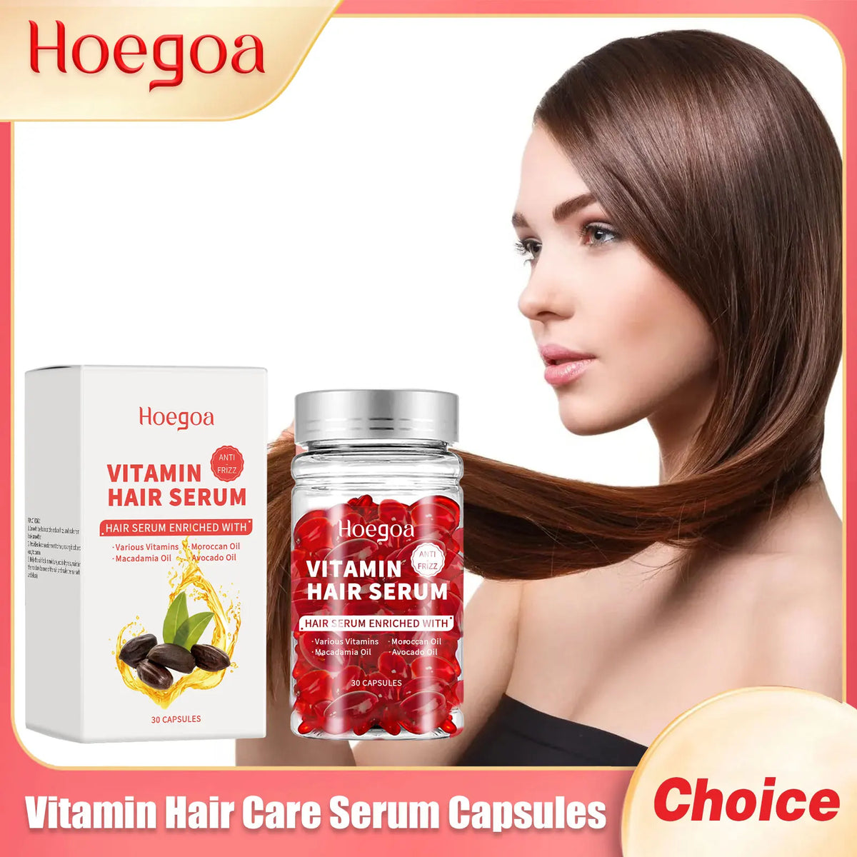 Vitamin Hair Care Serum Capsules Increase Regrowth Oil-Control Prevent Loss More Thicker Scalp Massage Hair Growth Essential Oil
