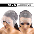 30 40 Inch Straight Human Hair Bundles Brazilian Hair Extensions Human Hair 13x4 13x6 HD Lace Frontal Human Hair Wig For Women