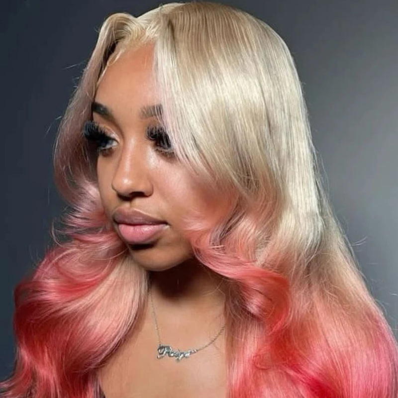 Full‑Bodied Texture Curly Wavy Wig Colored HD Lace Front Straight Human Wig For Women Glueless Wear And Go Bundles Human Hair