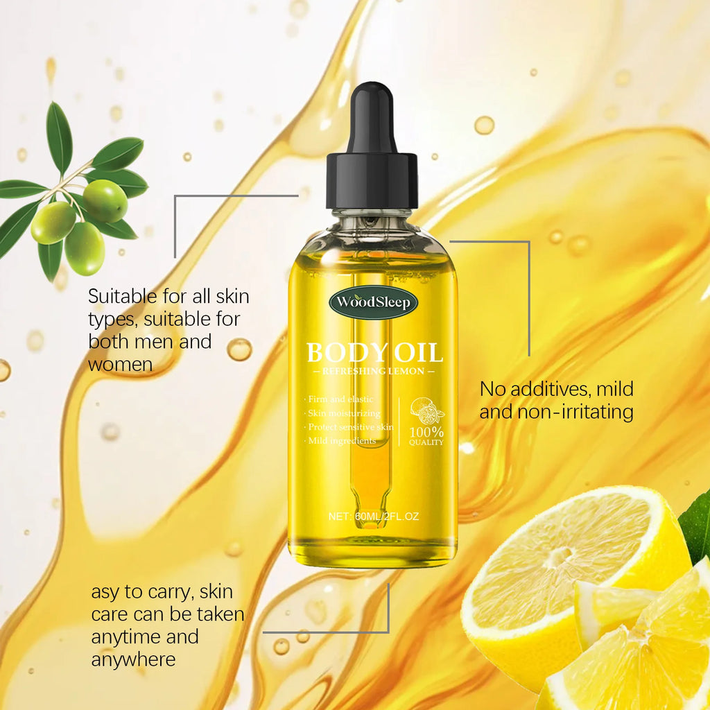 Pure Lemon Skin Care Essential Oil Vitamin C Revitalize Dull Complexion Aromatherapy Massage Oil For Face Body Daily Beauty