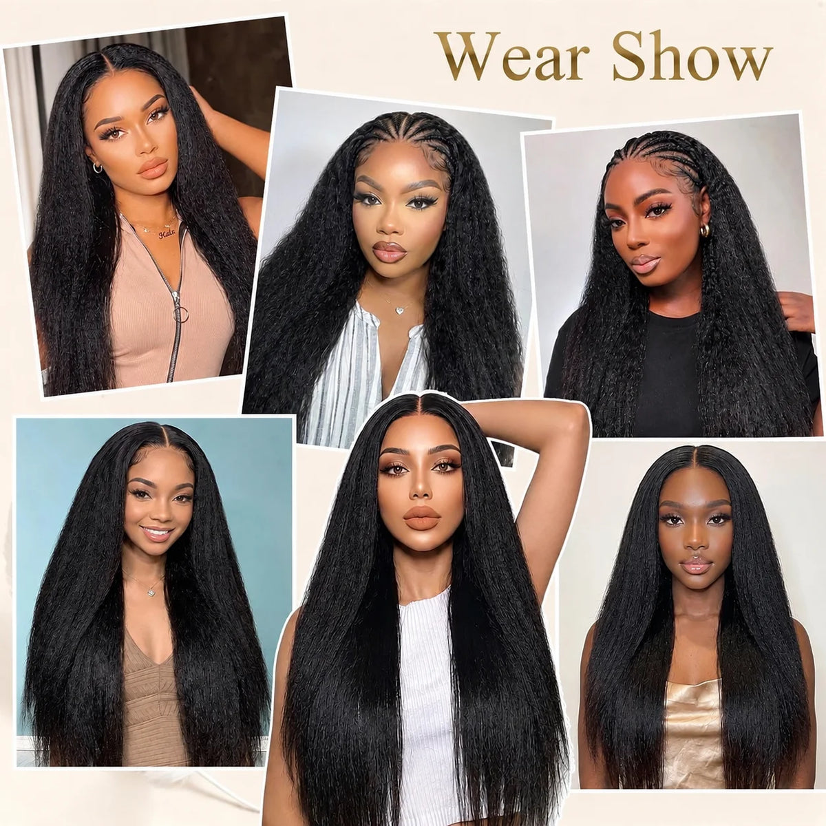 Pre‑Separated Knotless Kinky Straight Feather Crochet Human Hair Pre Looped Invisible Reusable Real Human Hair Extensions Natural Black Crochet Human Hair Bundles Soft Human Crochet Hair For Women