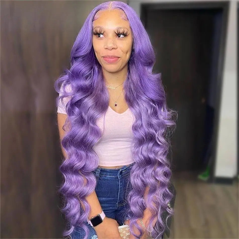 Full‑Bodied Texture Curly Wavy Wig Colored HD Lace Front Straight Human Wig For Women Glueless Wear And Go Bundles Human Hair