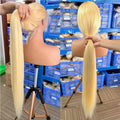 40 42 Inch 360 Full Lace Wig Bone Straight Human Hair Wigs 13x4 13x6 Hd Transparent Lace Frontal Wigs For Women 613 Blonde Color Lace Front Wig Pre Plucked