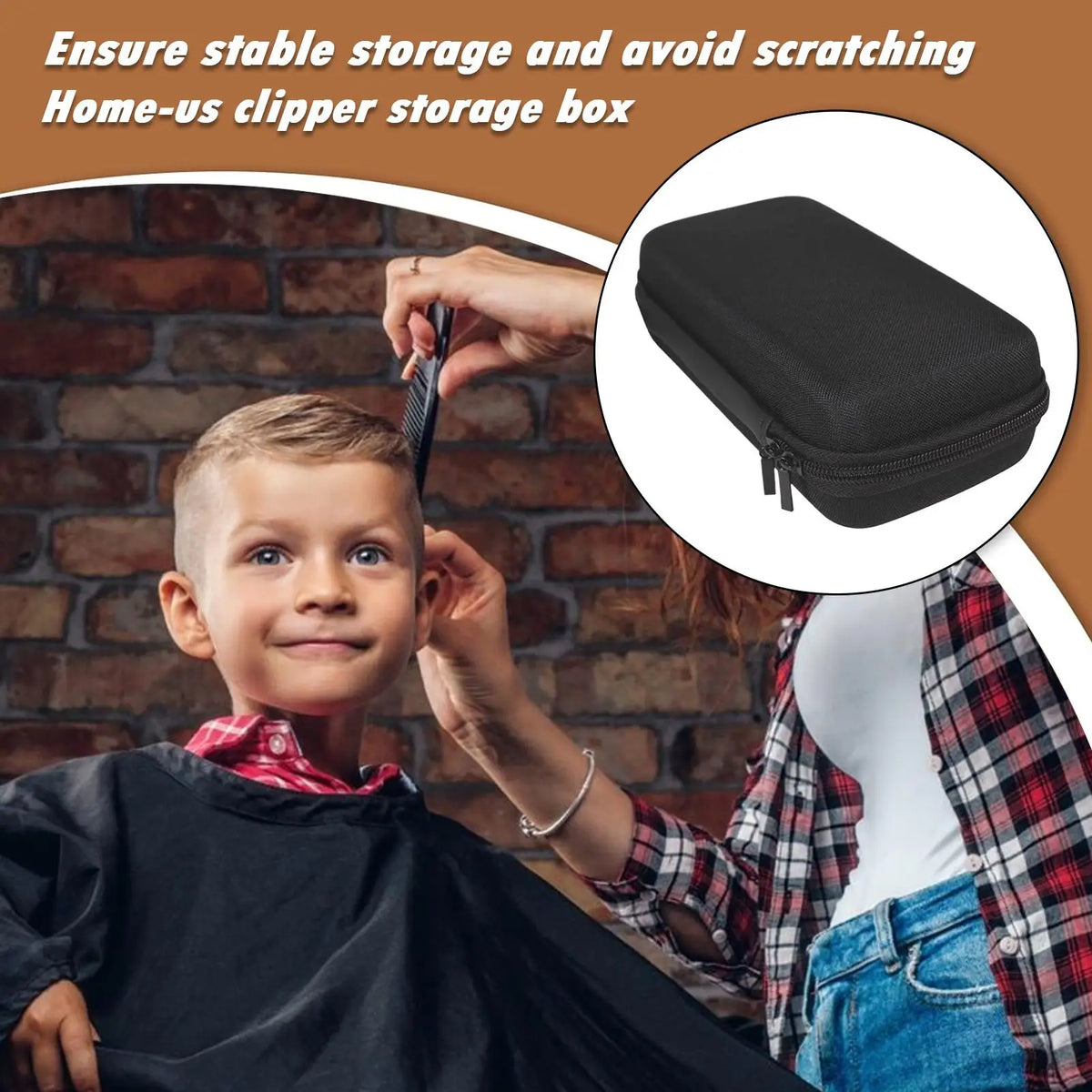 Storage Box Electric Hair Cutting Bag Hair Care Tools Suitcase Applicable Hairdresser Digital Products Accessories Universal